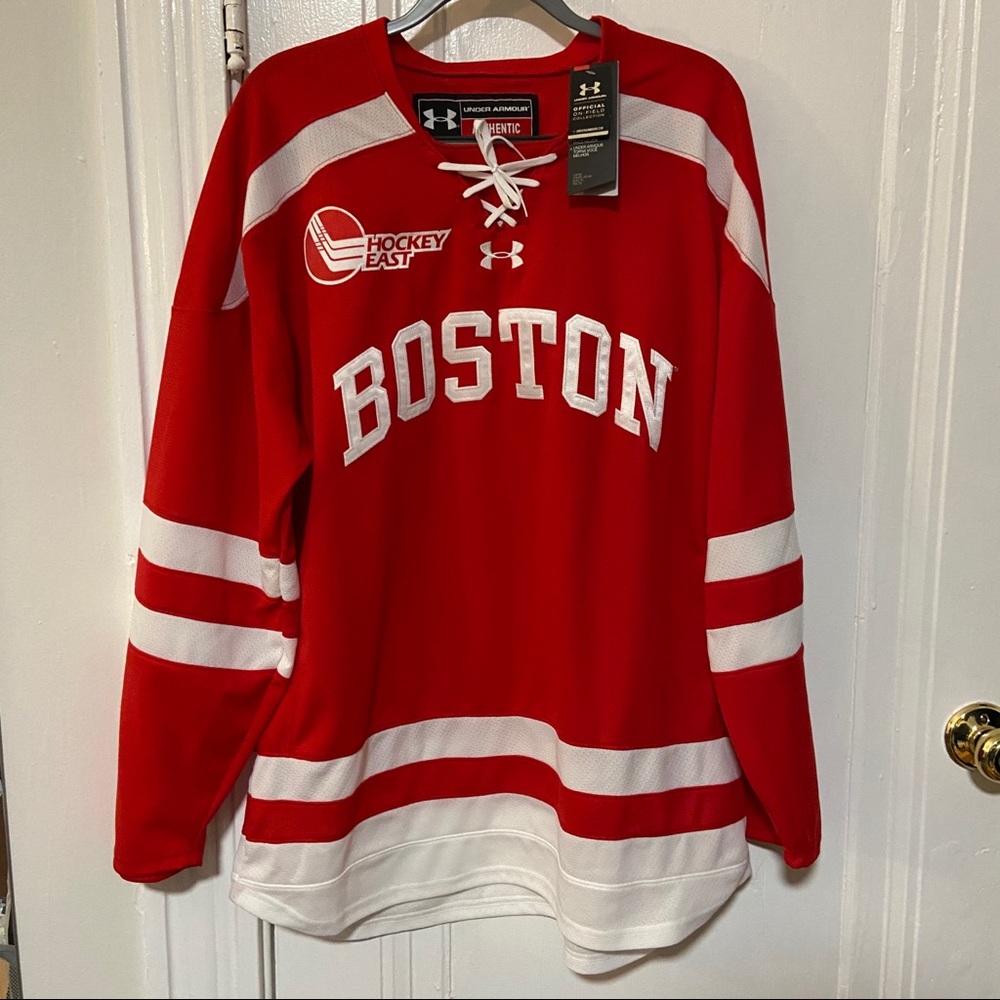 Boston University Official Hockey Jersey— NWT!